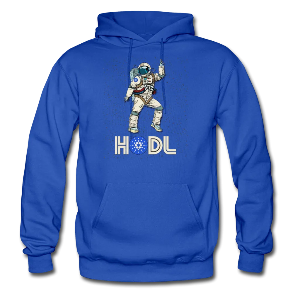 Hodl Disco Astronaut Cardano Men/Unisex Premium Adult Pullover Hoodie