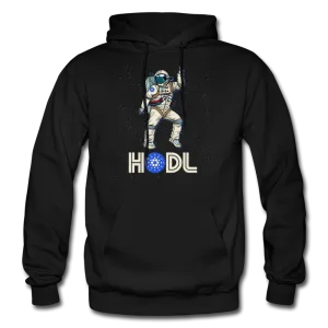 Hodl Disco Astronaut Cardano Men/Unisex Premium Adult Pullover Hoodie
