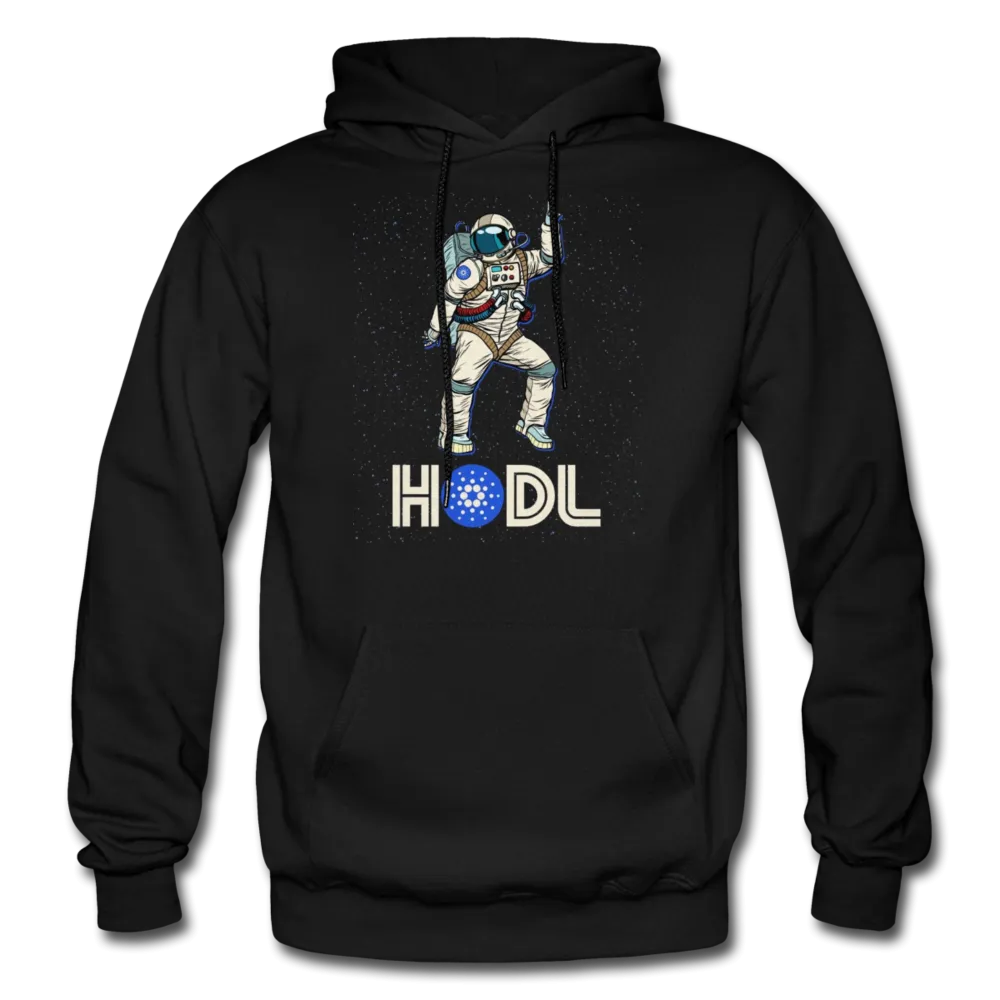 Hodl Disco Astronaut Cardano Men/Unisex Premium Adult Pullover Hoodie