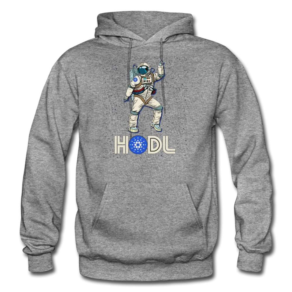 Hodl Disco Astronaut Cardano Men/Unisex Premium Adult Pullover Hoodie