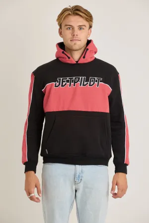 Jetpilot F5 Mens Pullover - Black/Red
