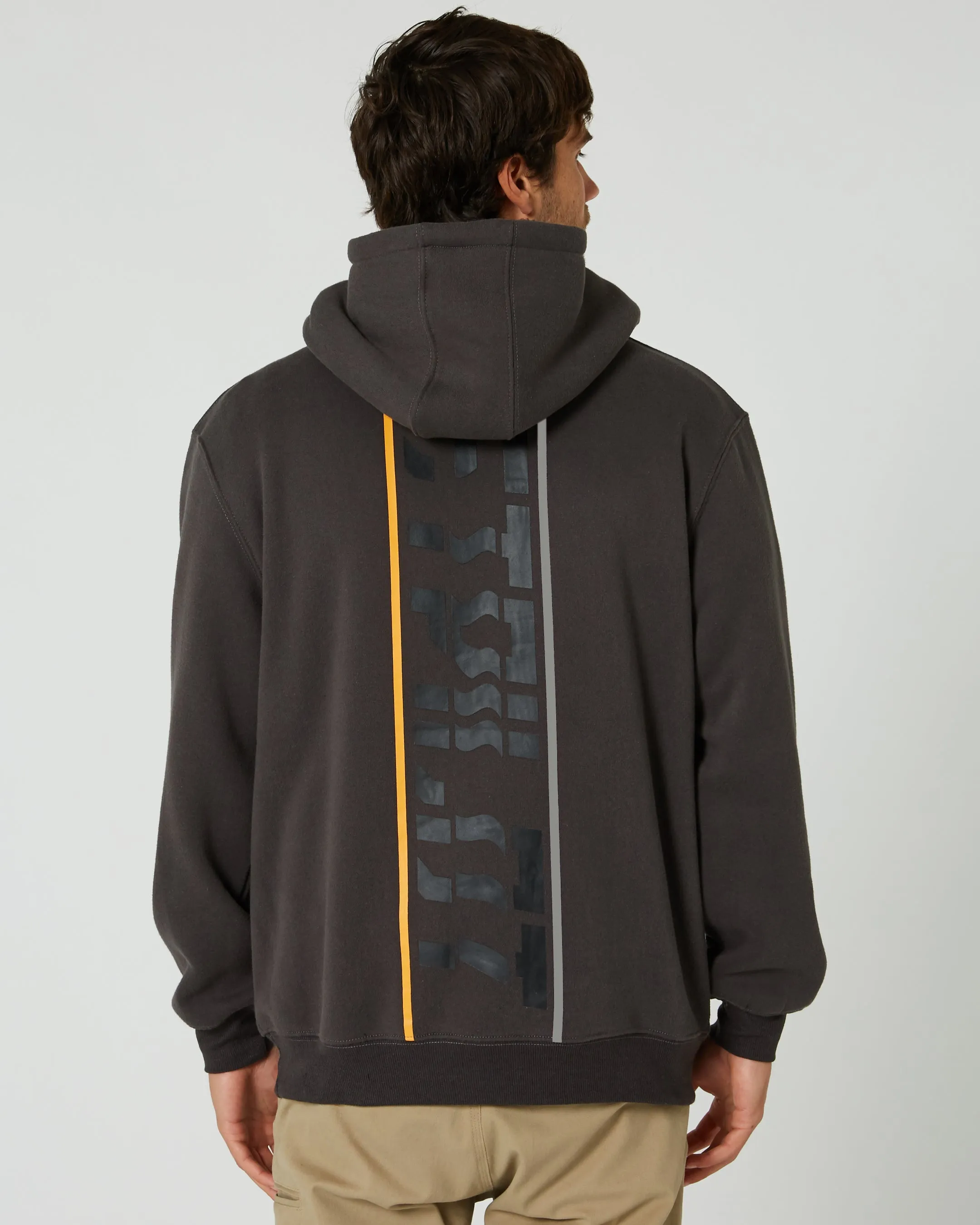 Jetpilot United Mens Pullover Hoodie - Charcoal