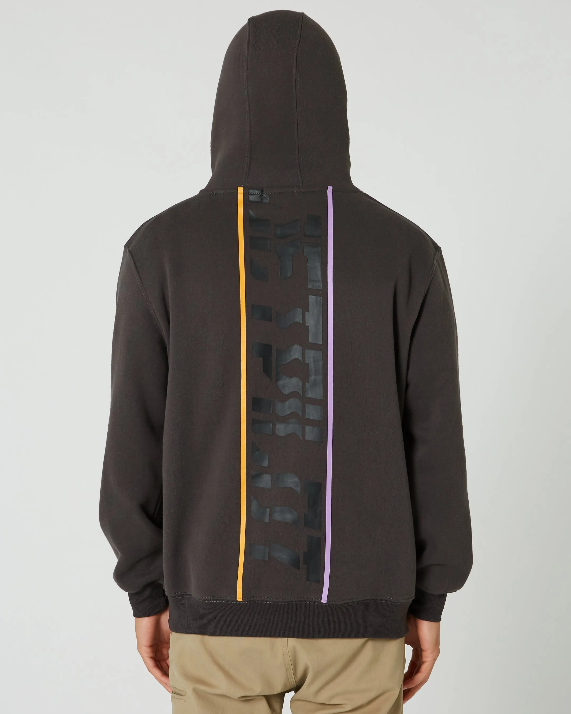 Jetpilot United Mens Pullover Hoodie - Charcoal
