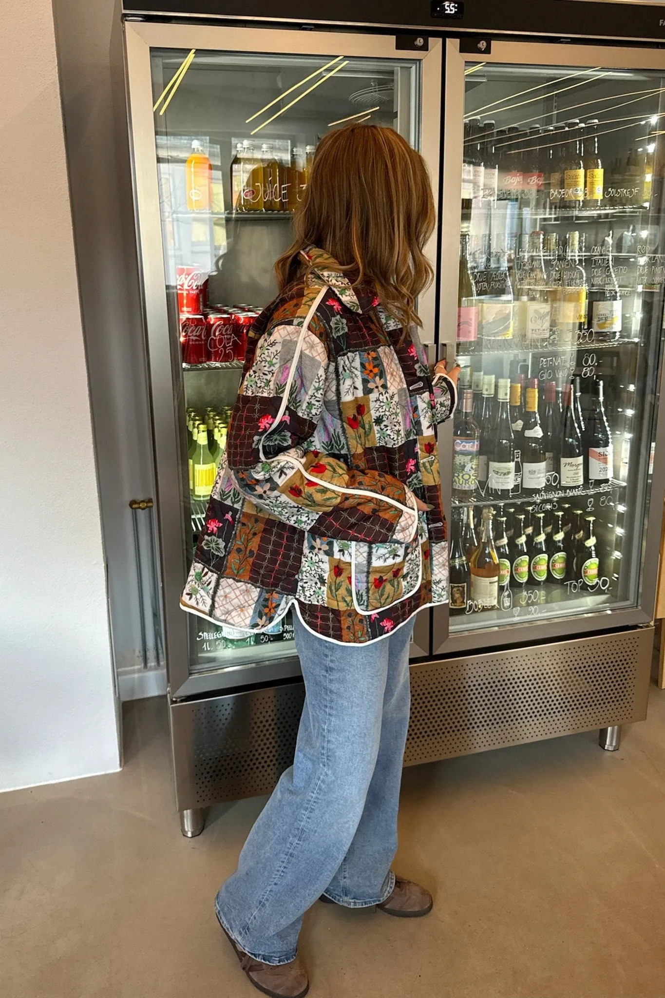 JosieIC Quilted Jakke - Multifarvet Blomsterprint