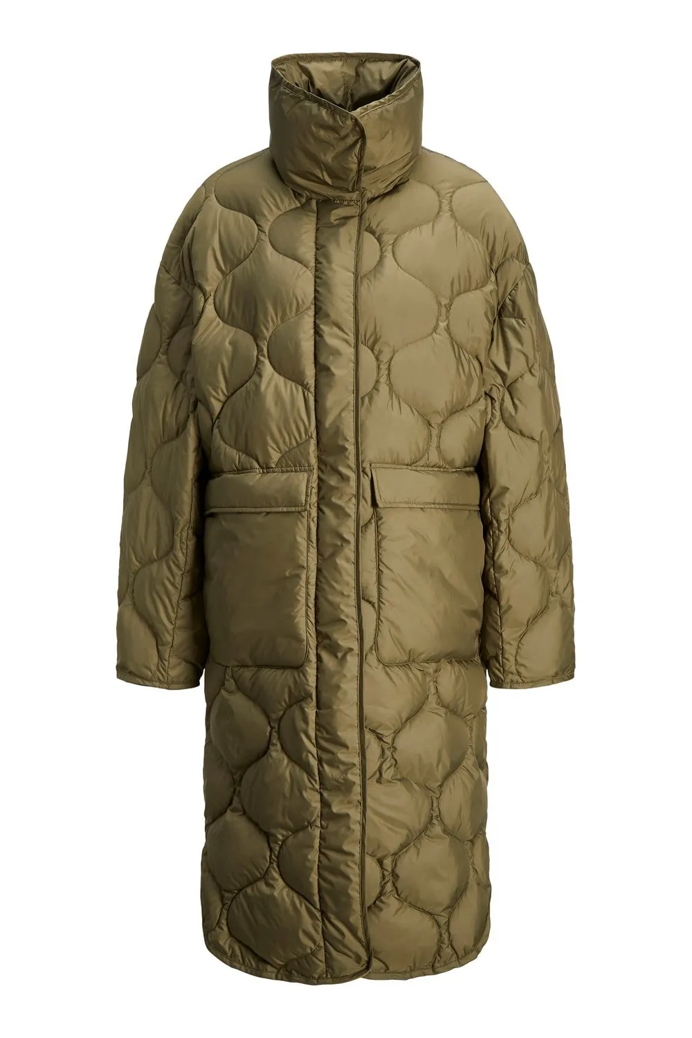 JXLenora Quilted Jakke - Mørkegrøn