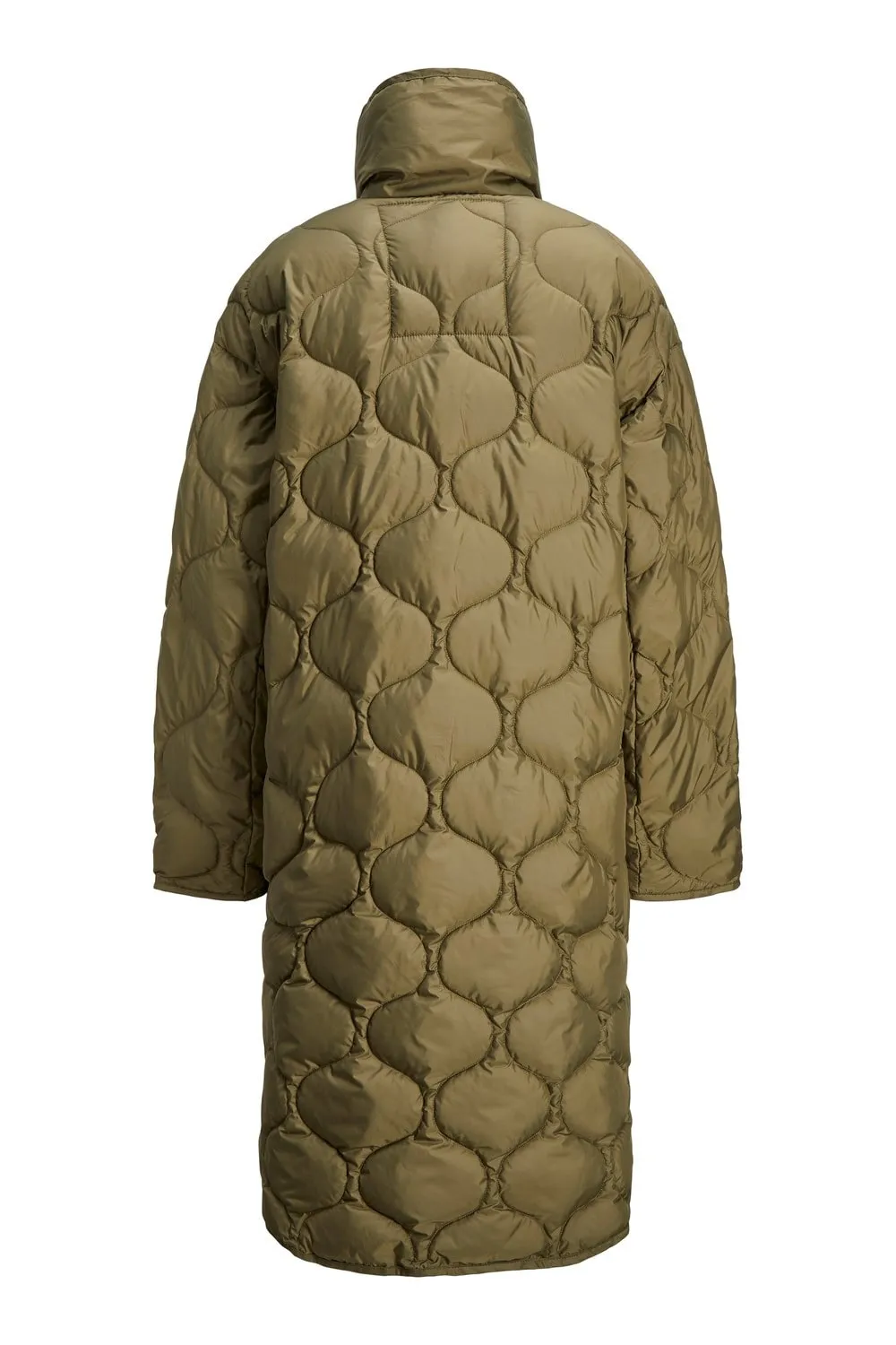 JXLenora Quilted Jakke - Mørkegrøn