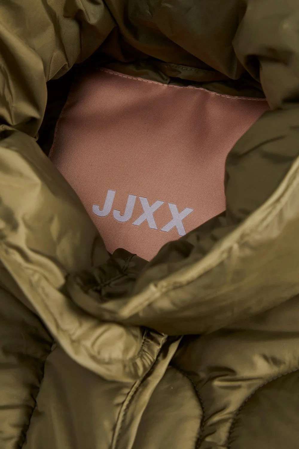 JXLenora Quilted Jakke - Mørkegrøn