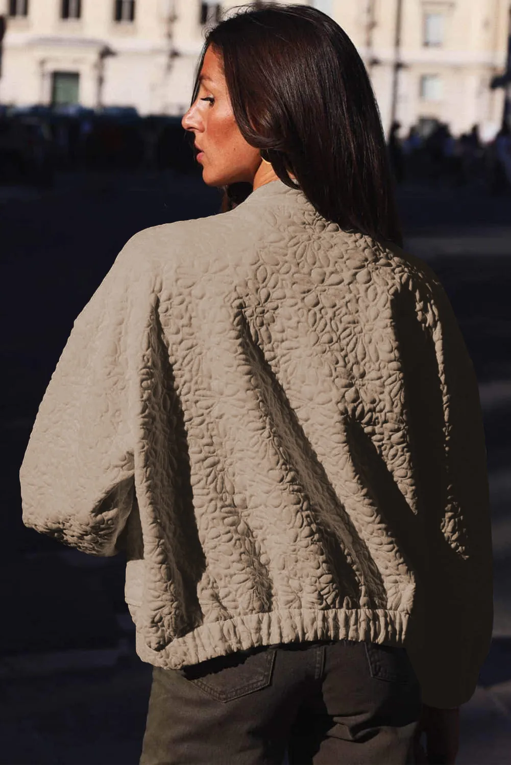 KaleaBoutique Floral Quilted Jacket