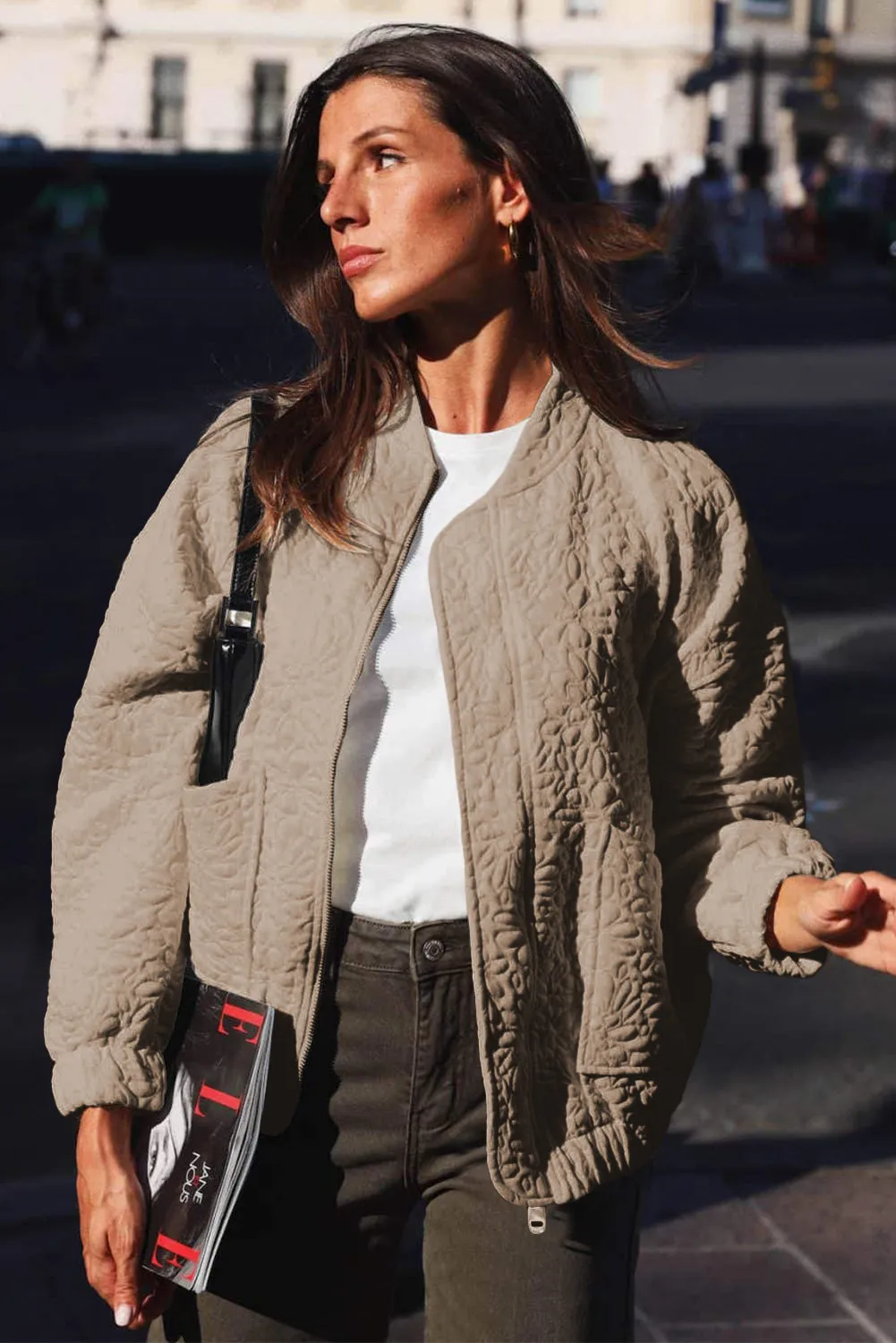 KaleaBoutique Floral Quilted Jacket