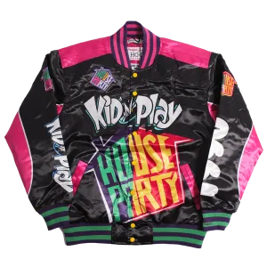 KID N PLAY HOUSE PARTY SATIN JACKET (BLACK)
