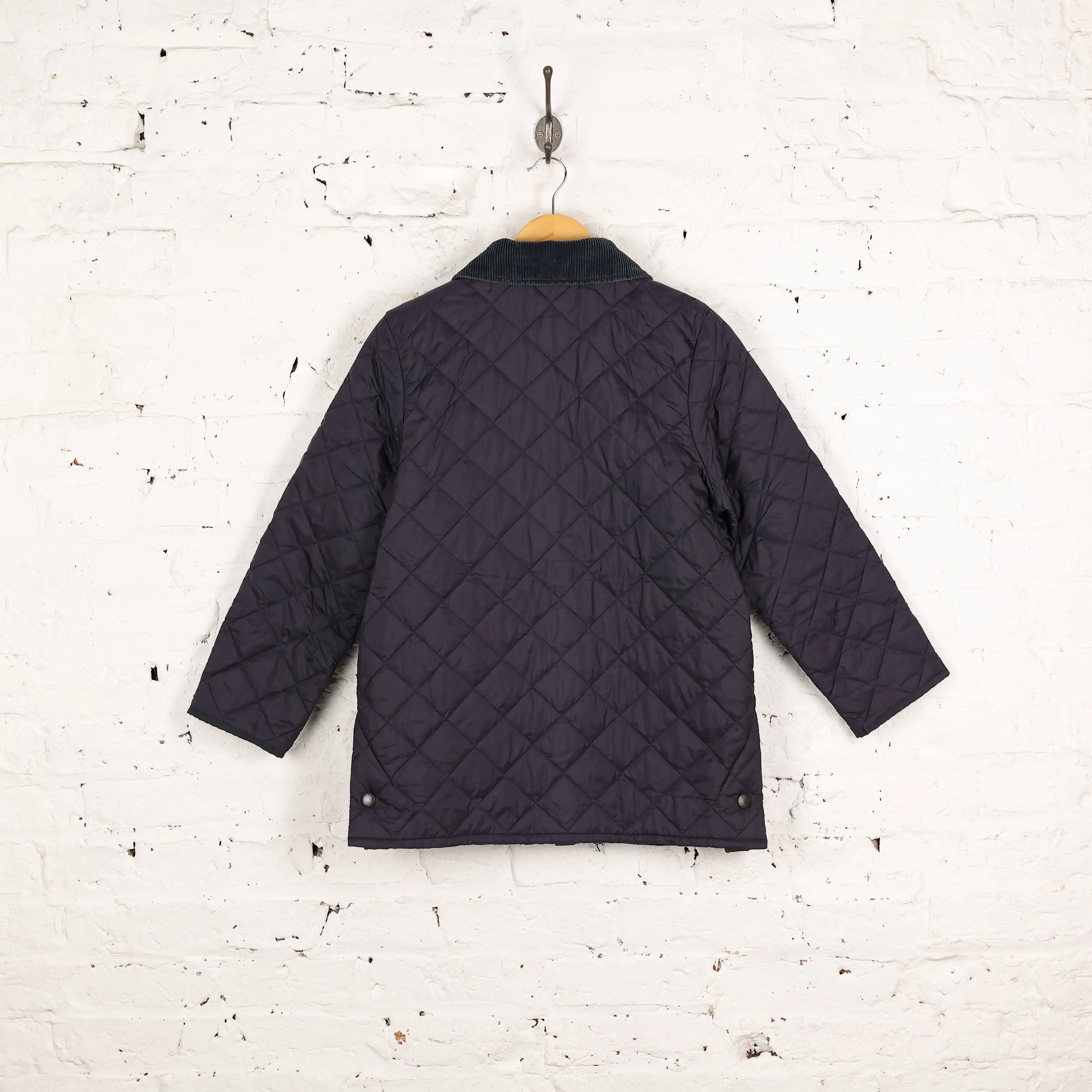Kids Barbour Liddesdale Quilted Jacket - Blue - Boys XL