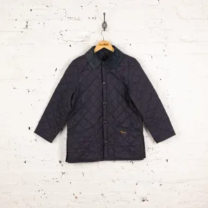 Kids Barbour Liddesdale Quilted Jacket - Blue - Boys XL