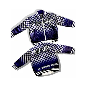 Kids Purple Crenshaw Nipsey Bomber