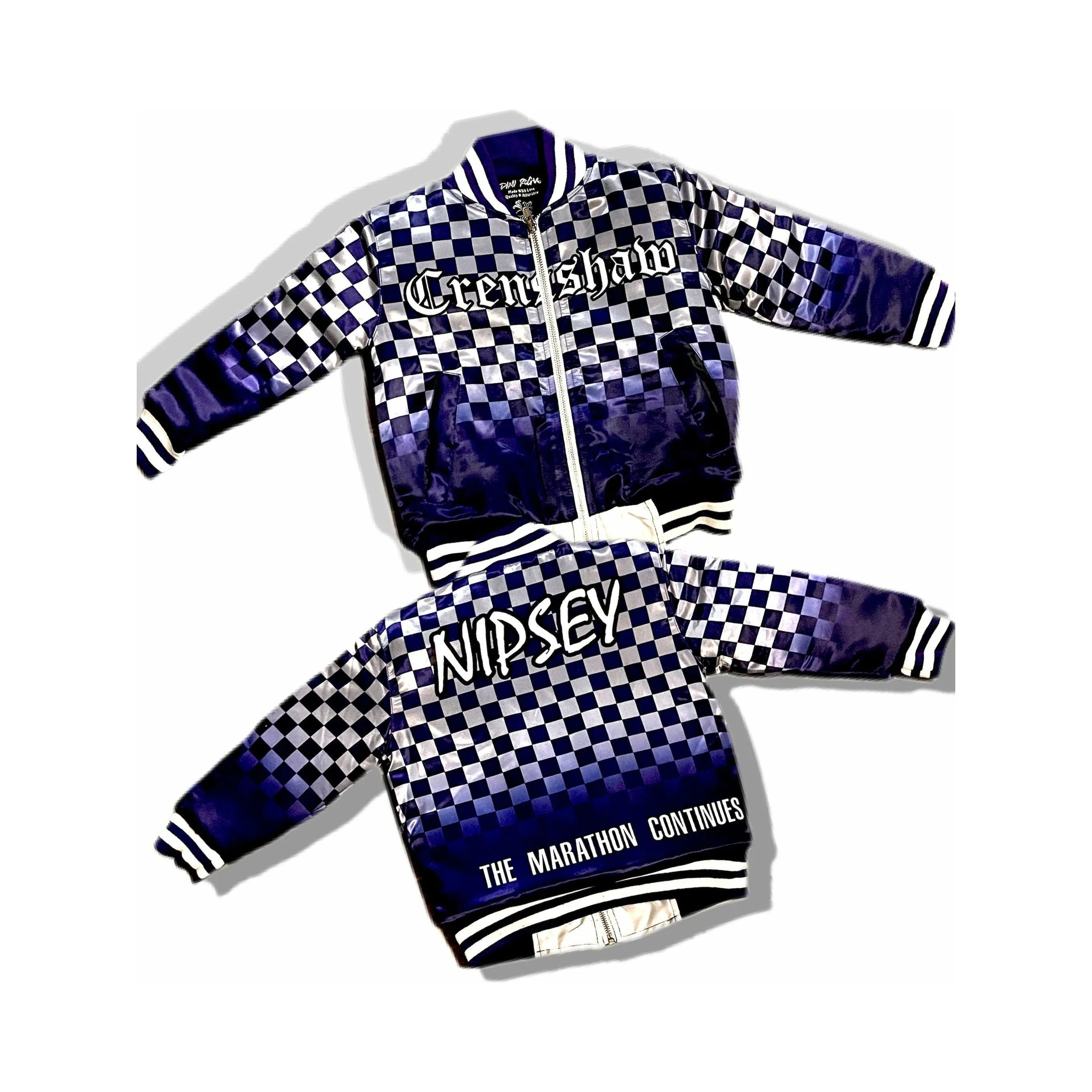 Kids Purple Crenshaw Nipsey Bomber