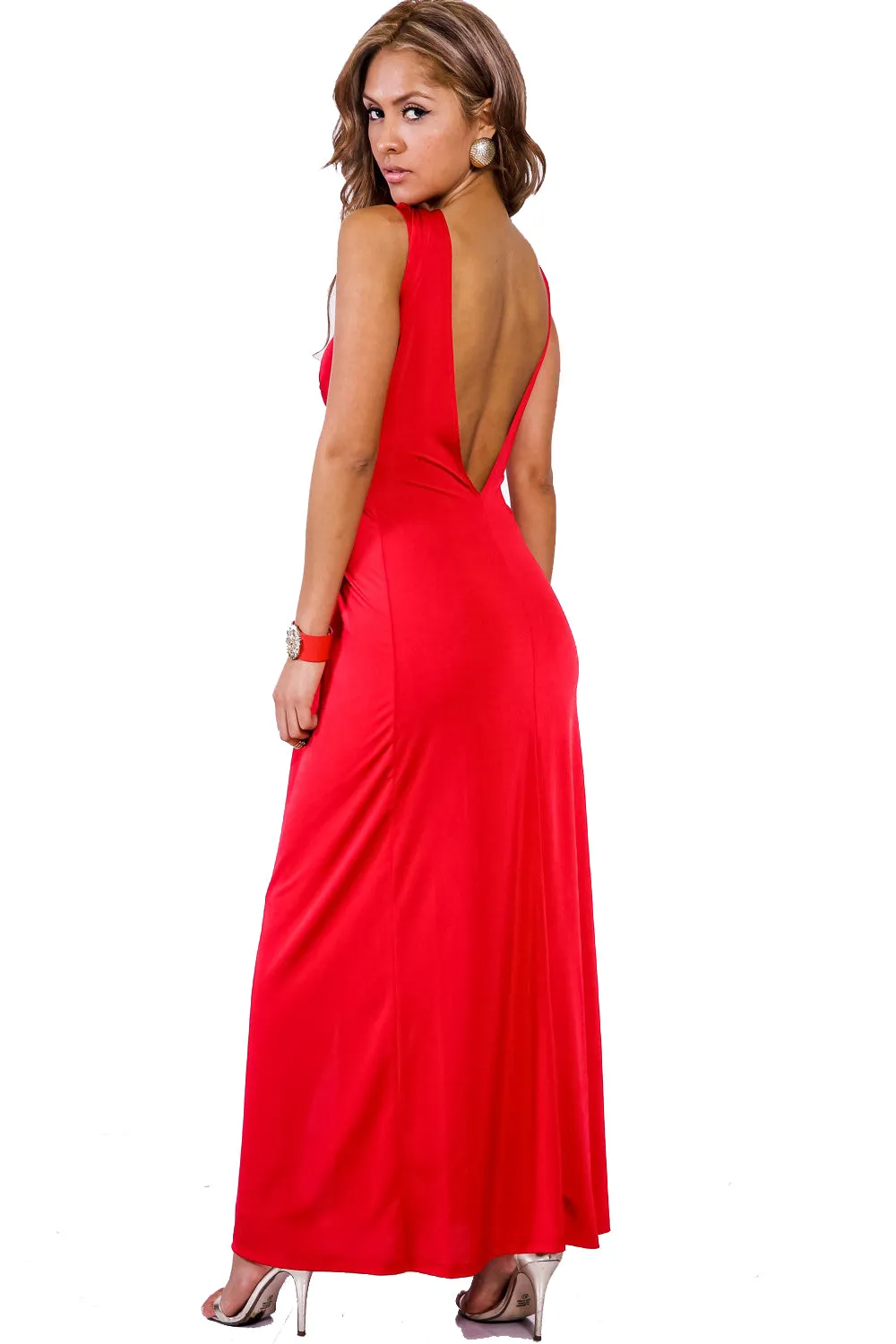 Knot Sorry Maxi Dress - Black, Blue, Red