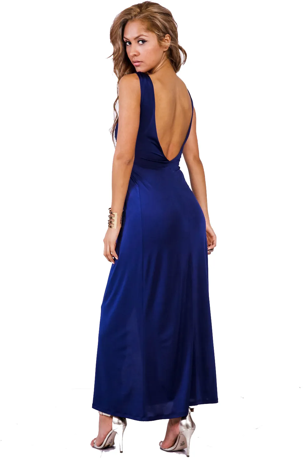 Knot Sorry Maxi Dress - Black, Blue, Red