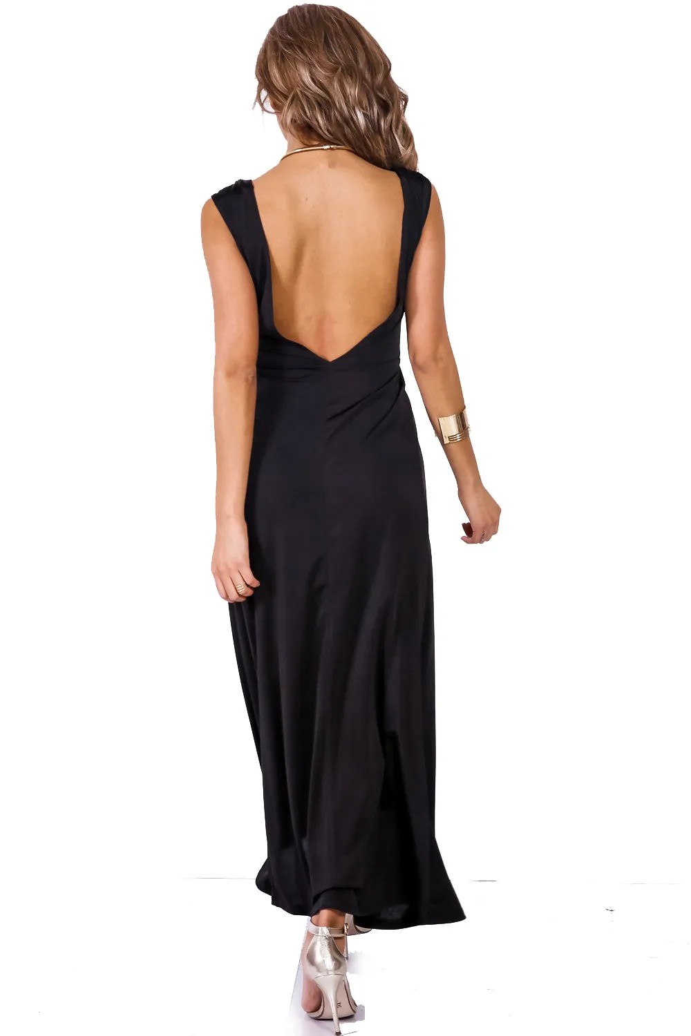 Knot Sorry Maxi Dress - Black, Blue, Red