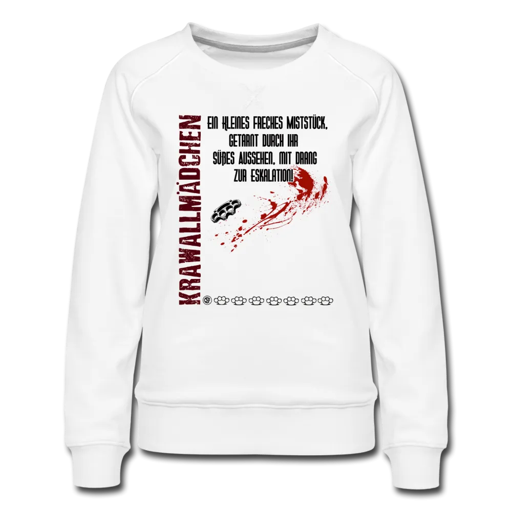 Krawallmädchen - Frauen Premium Pullover