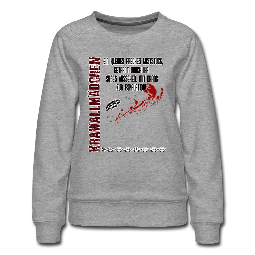 Krawallmädchen - Frauen Premium Pullover