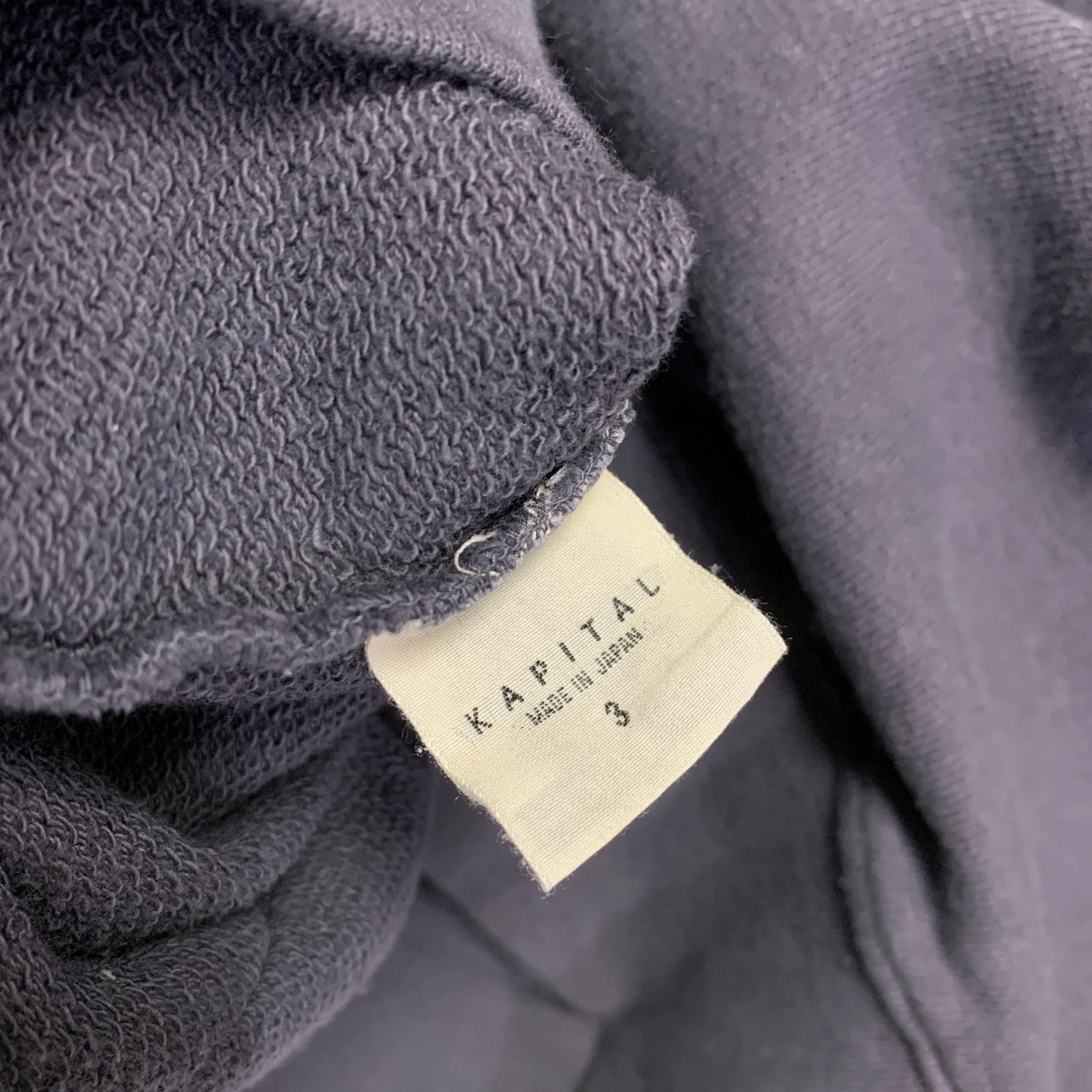 [L] Kapital Surf Pullover Hoodie Grey