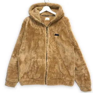 [L] Number Nine Faux For Fleece Zip Up Hoodie Hooded Jacket