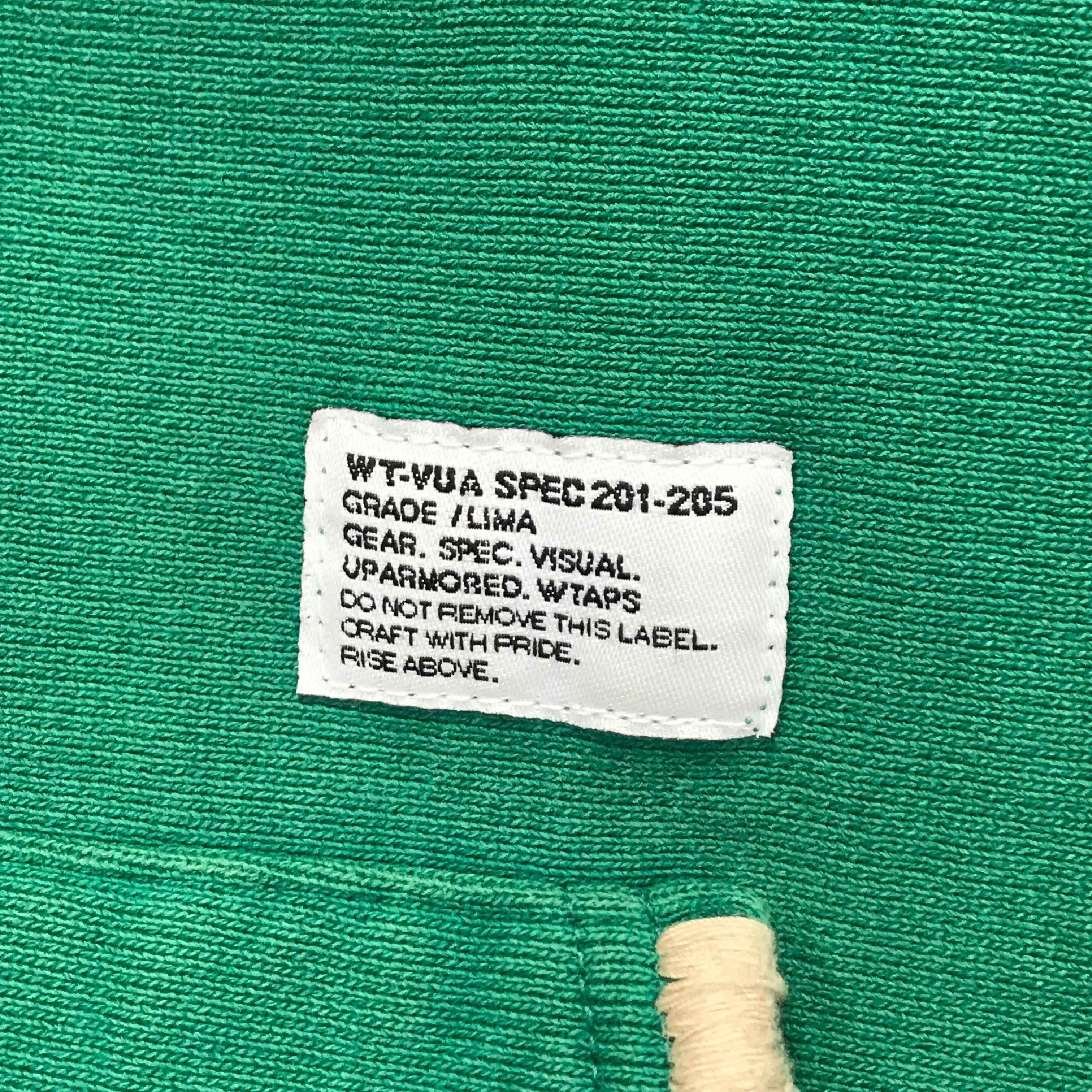 [L] WTaps 08AW Hell Week Souvenir Zip Up Hoodie Green