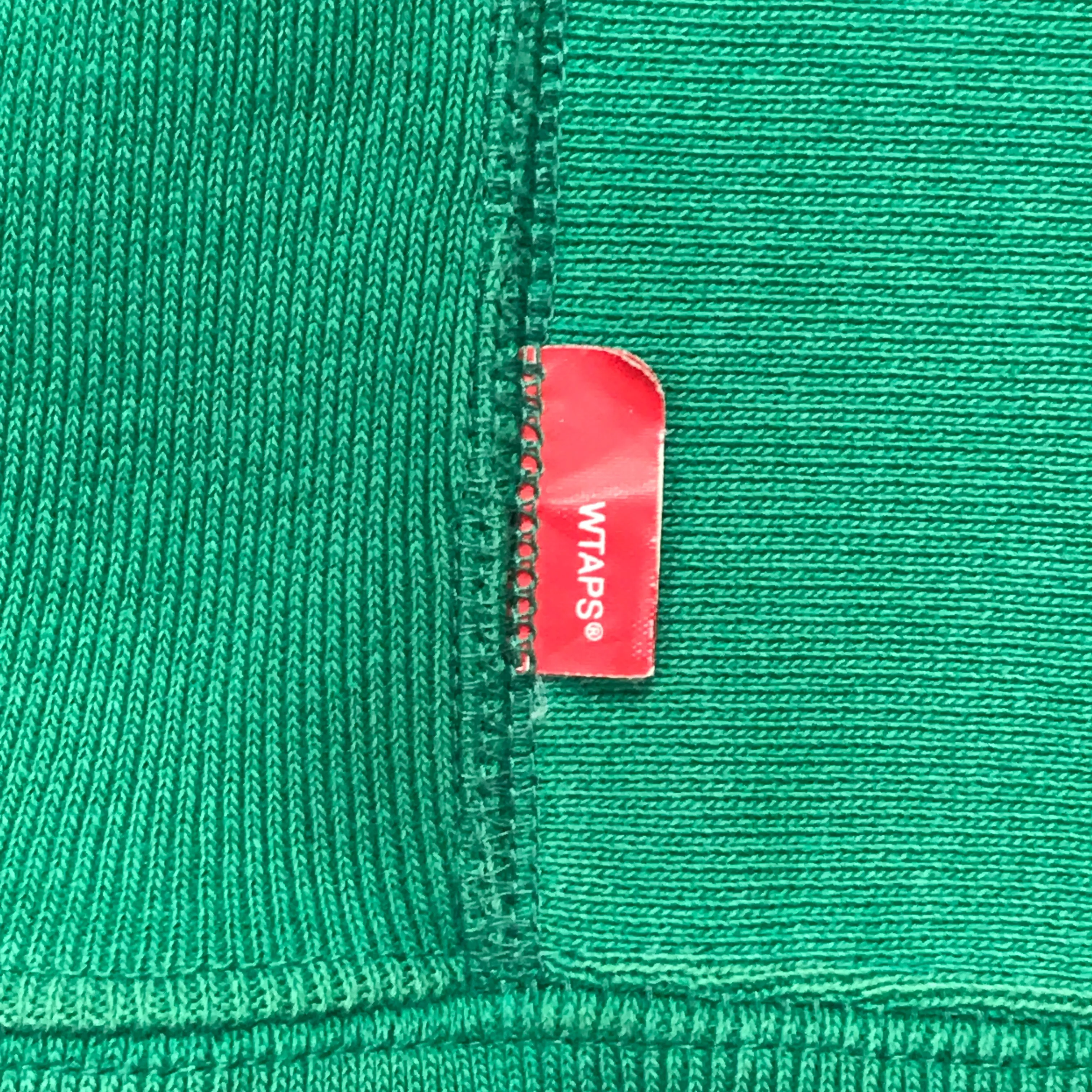 [L] WTaps 08AW Hell Week Souvenir Zip Up Hoodie Green