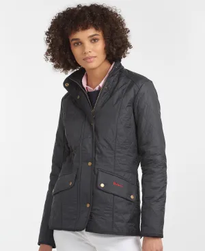 LADIES BARBOUR CALVARY POLARQUILT JACKET - NAVY