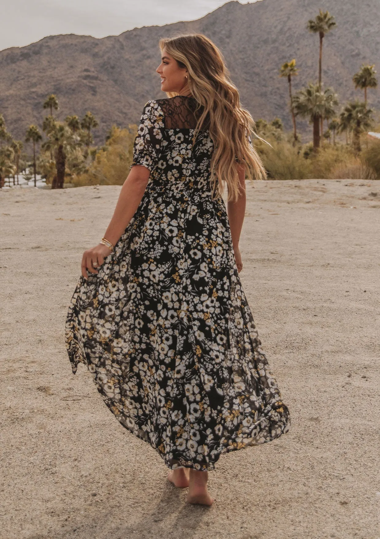 Leo Button Front Maxi Dress