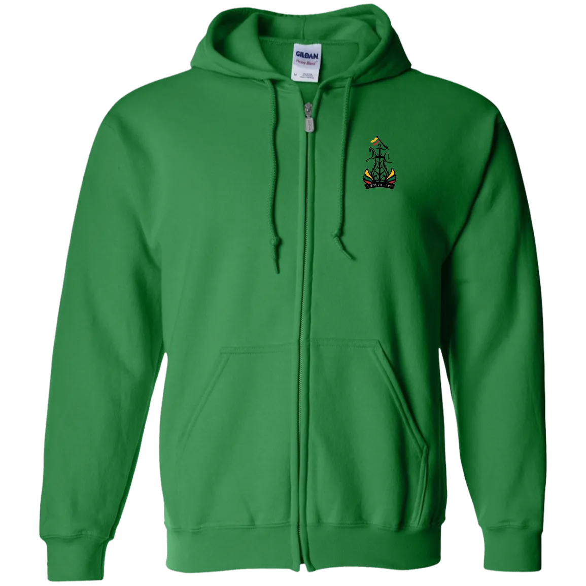 Lietuva 100 Restored - Men/Women Unisex Comfort Full-Zip Hoodie
