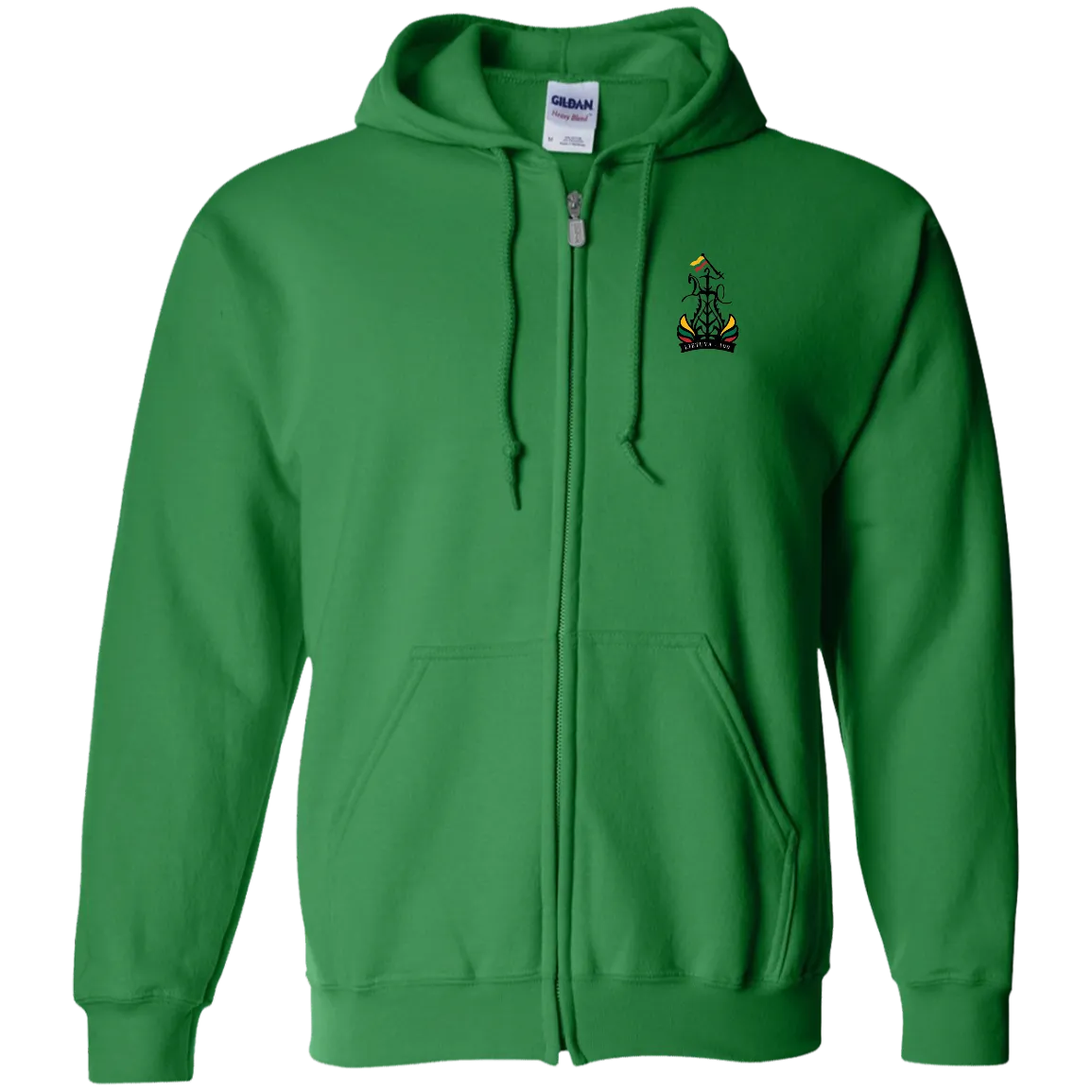 Lietuva 100 Restored - Men/Women Unisex Comfort Full-Zip Hoodie