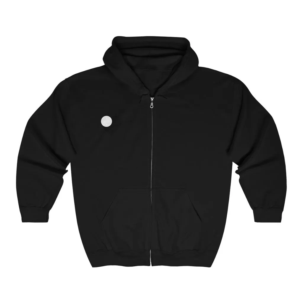 Light Heart Zip Adult Hoodie