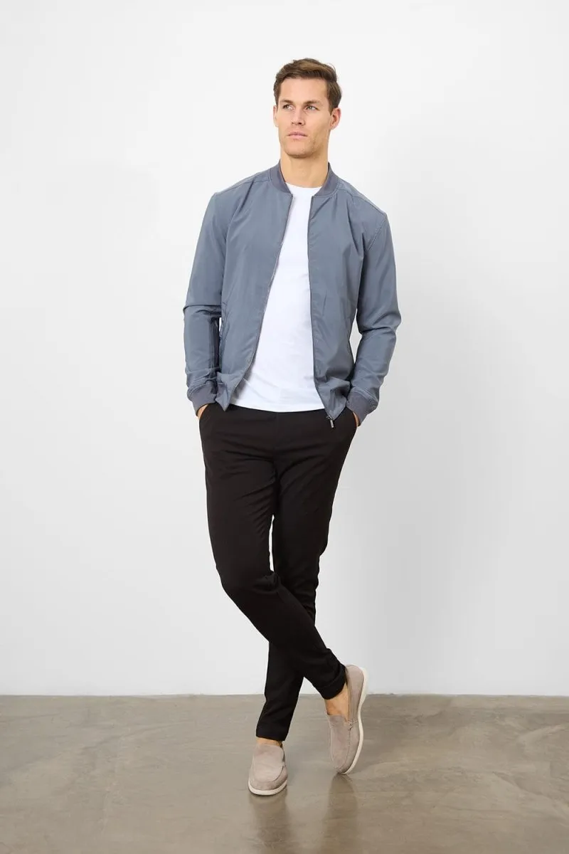 Light Weight Bomber Jacket in Graphite