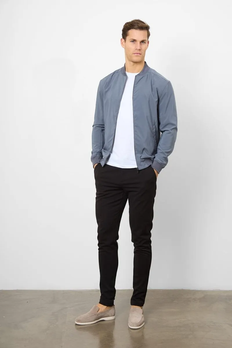 Light Weight Bomber Jacket in Graphite