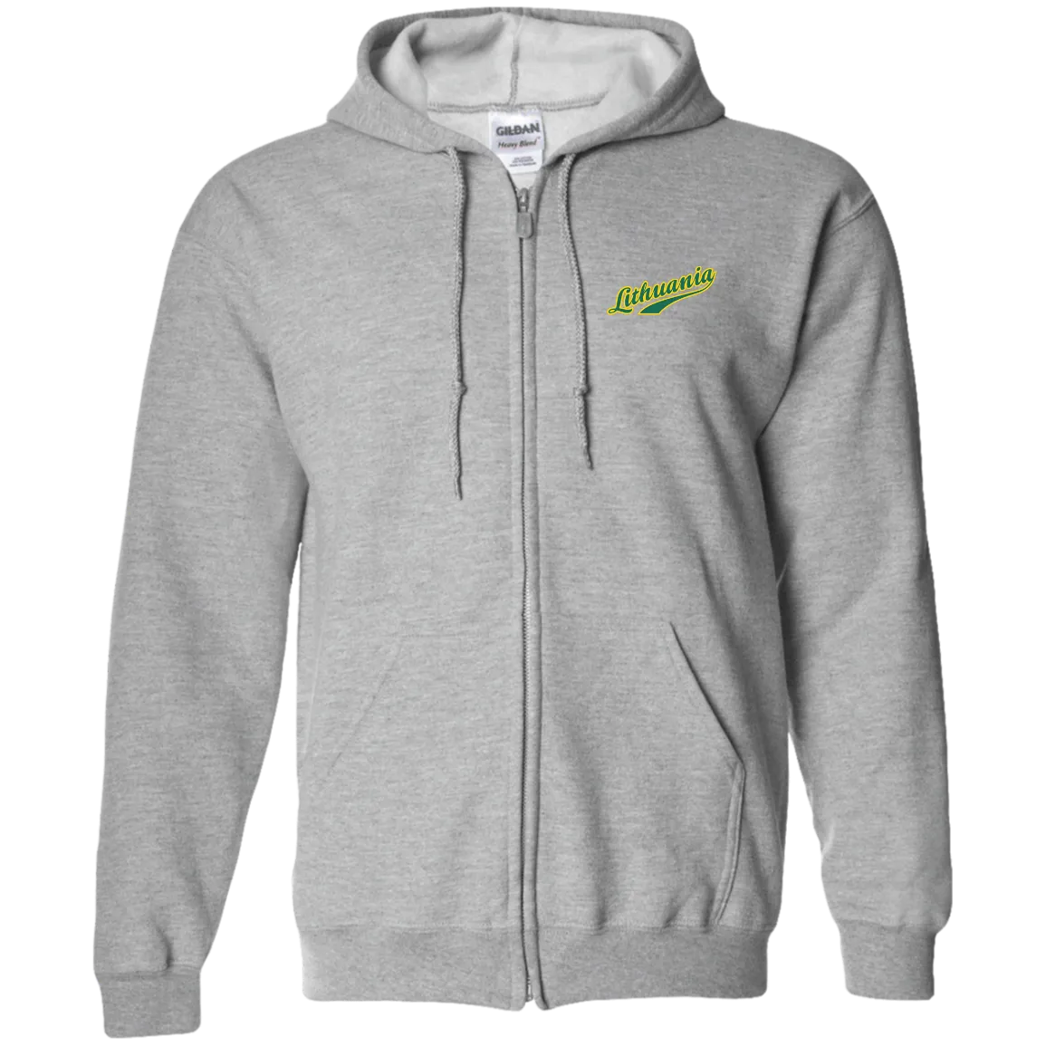 Lithuania - Men/Women Unisex Comfort Full-Zip Hoodie