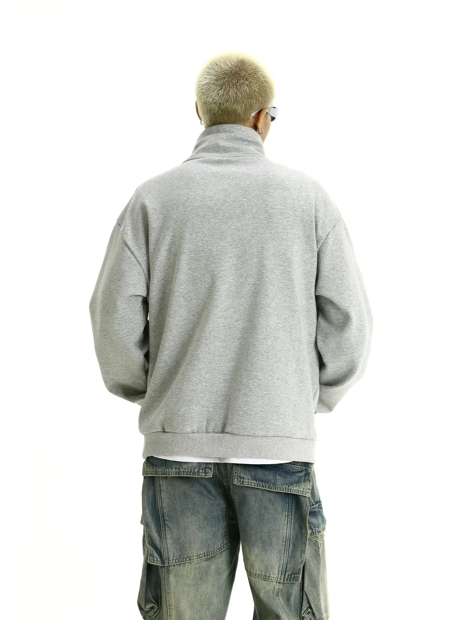 Loose-fit Half-zip Pullover