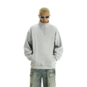 Loose-fit Half-zip Pullover