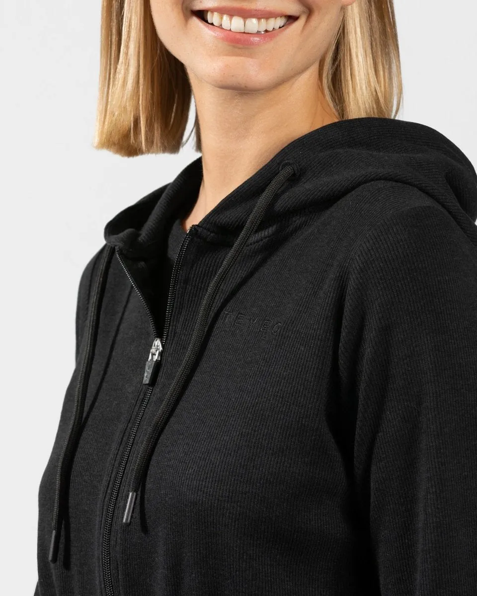 Lounge Zip Hoodie "Schwarz"