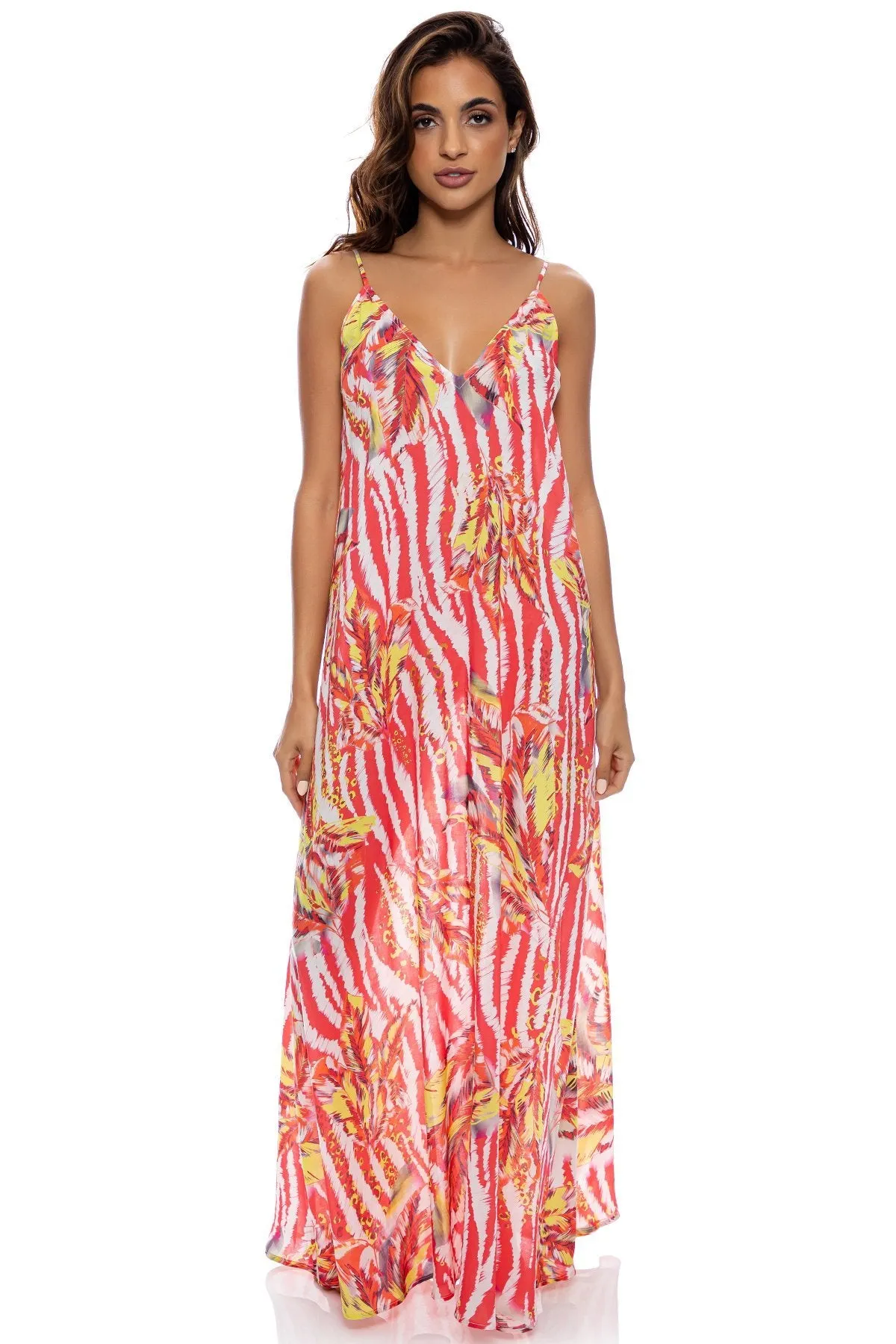 LOVE ME WILD - Spaghetti Strap Long Dress
