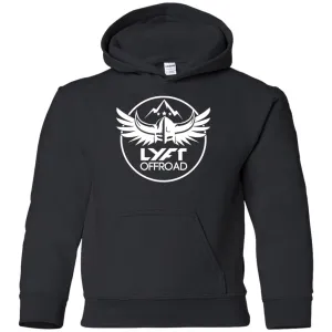 Lyft Off Road white logo G185B Gildan Youth Pullover Hoodie