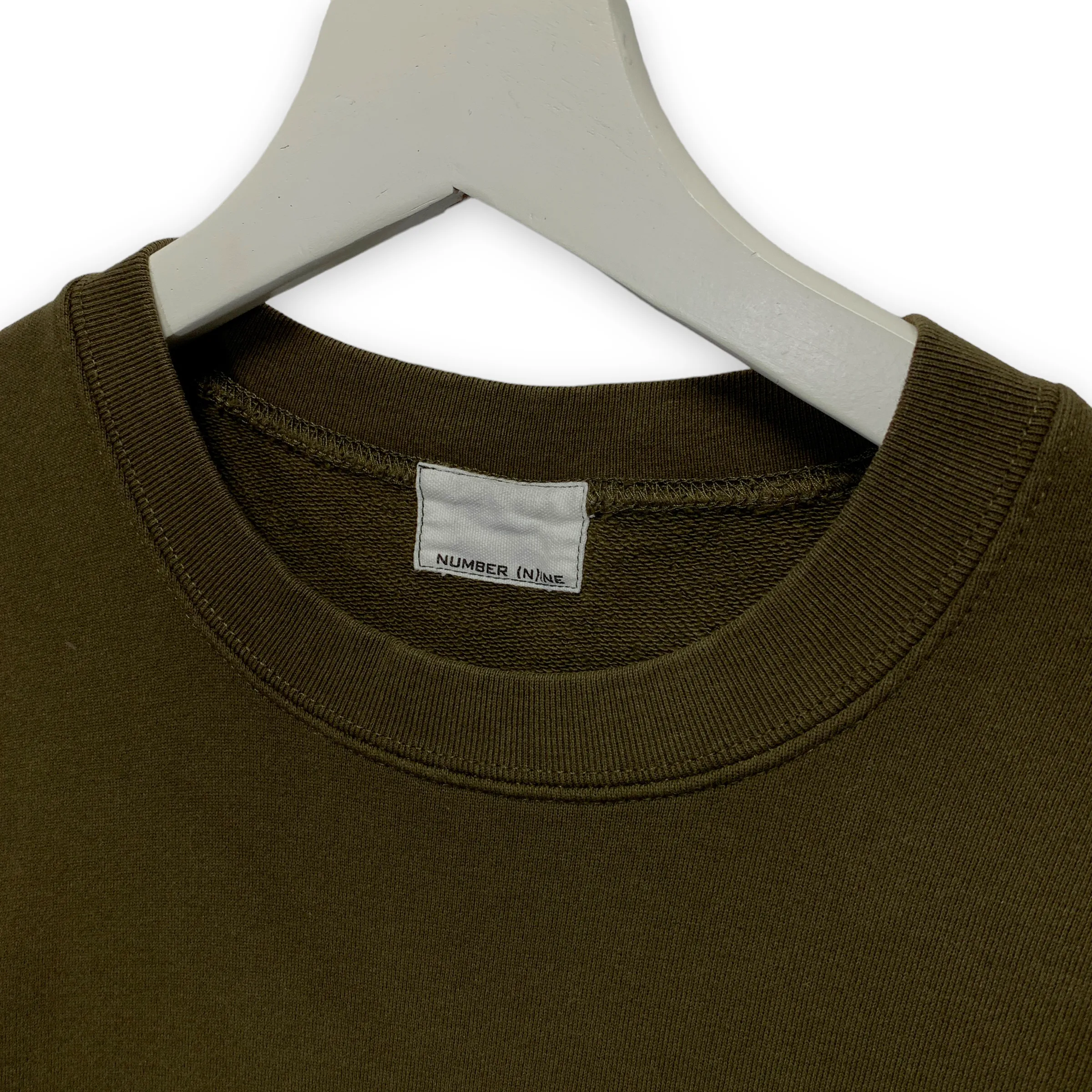 [M] Number Nine N Logo Pullover Crewneck Sweatshirt