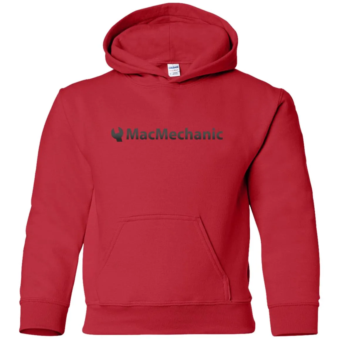 MacMechanic G185B Gildan Youth Pullover Hoodie