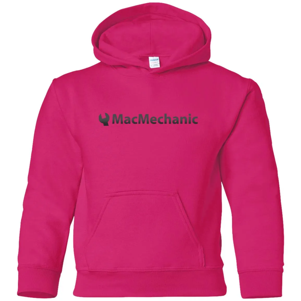 MacMechanic G185B Gildan Youth Pullover Hoodie