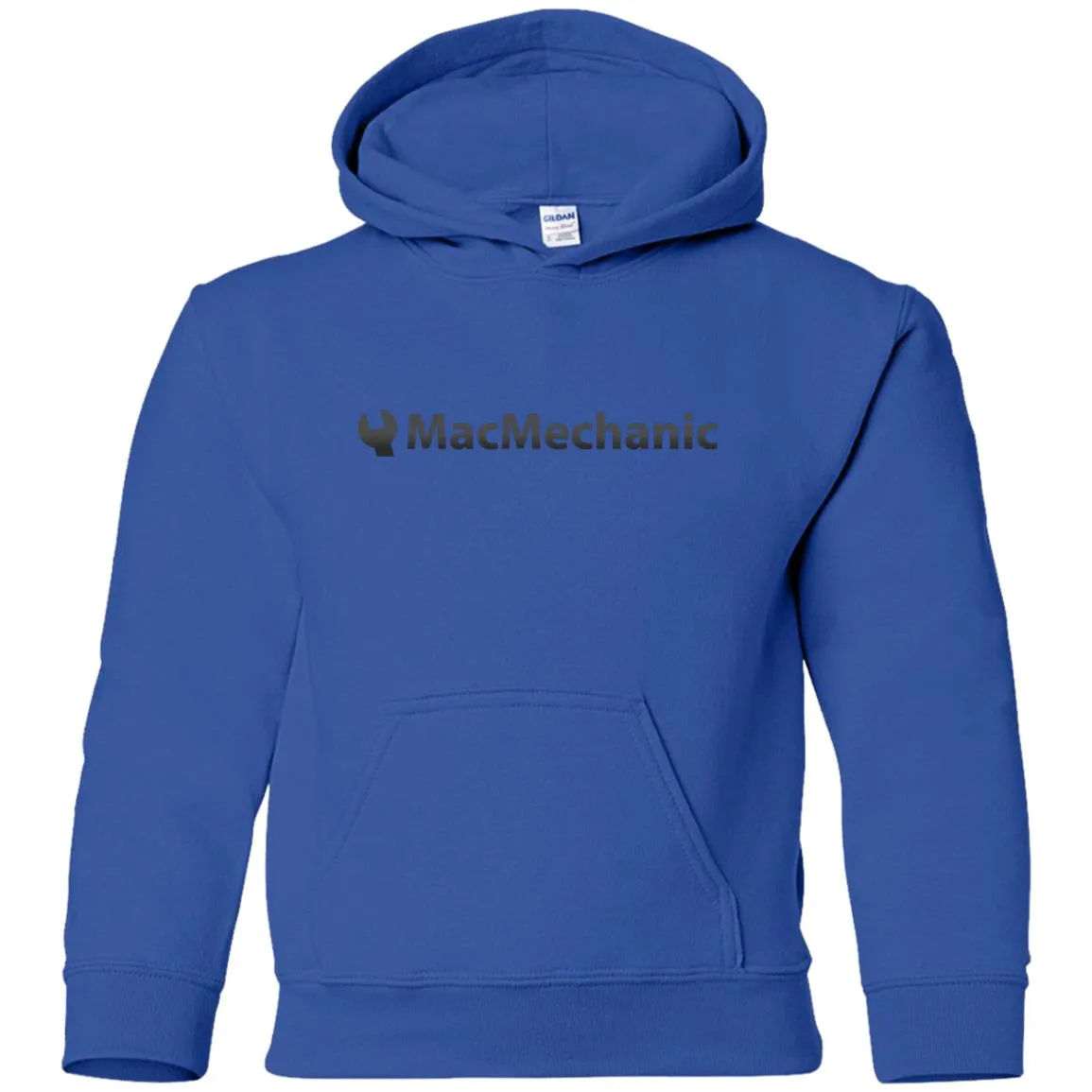 MacMechanic G185B Gildan Youth Pullover Hoodie