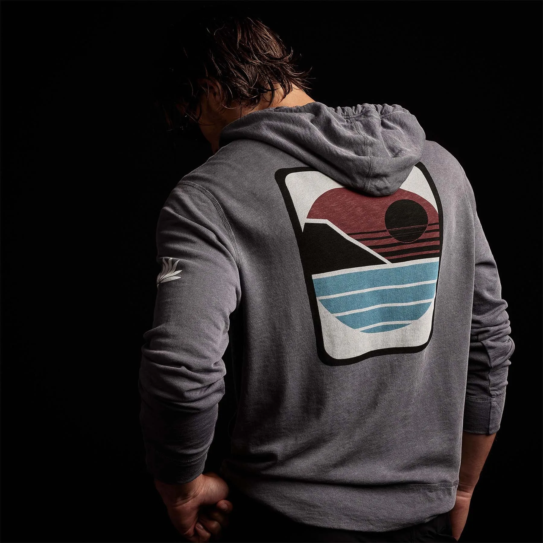 Malibu Shoreline Zip Up - Flannel Pigment