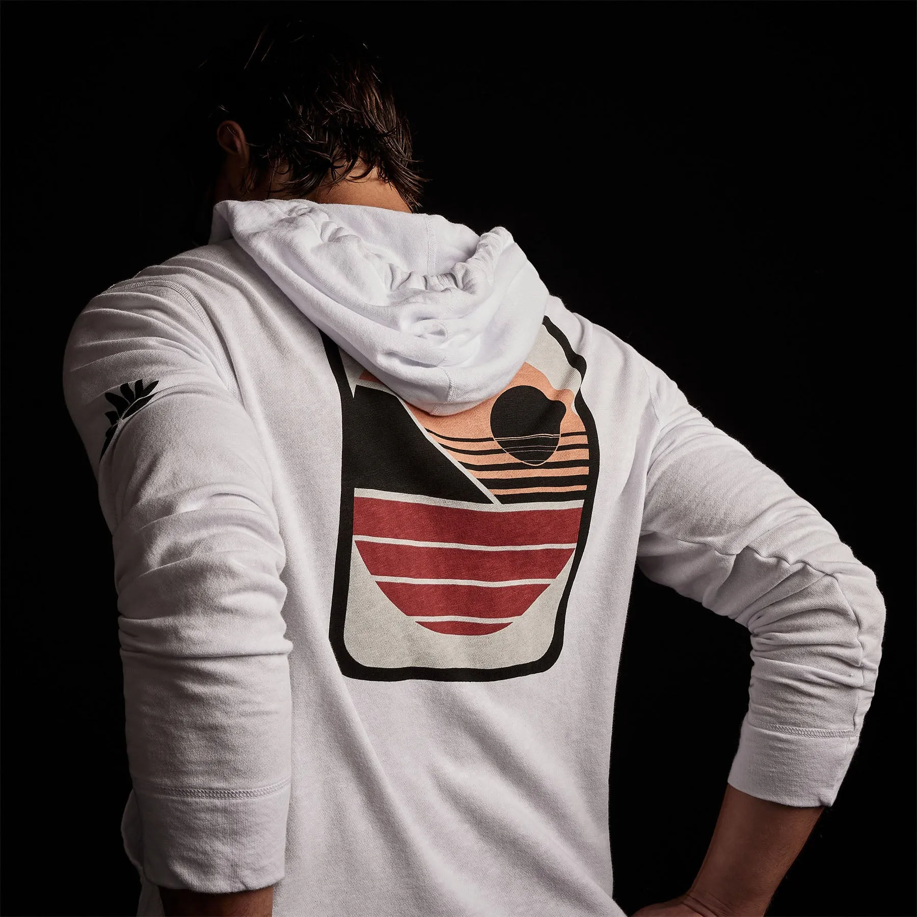Malibu Shoreline Zip Up  - White