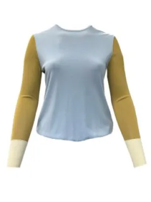 Marina Rinaldi Women's Blue Ada Pullover Sweater Size M NWT