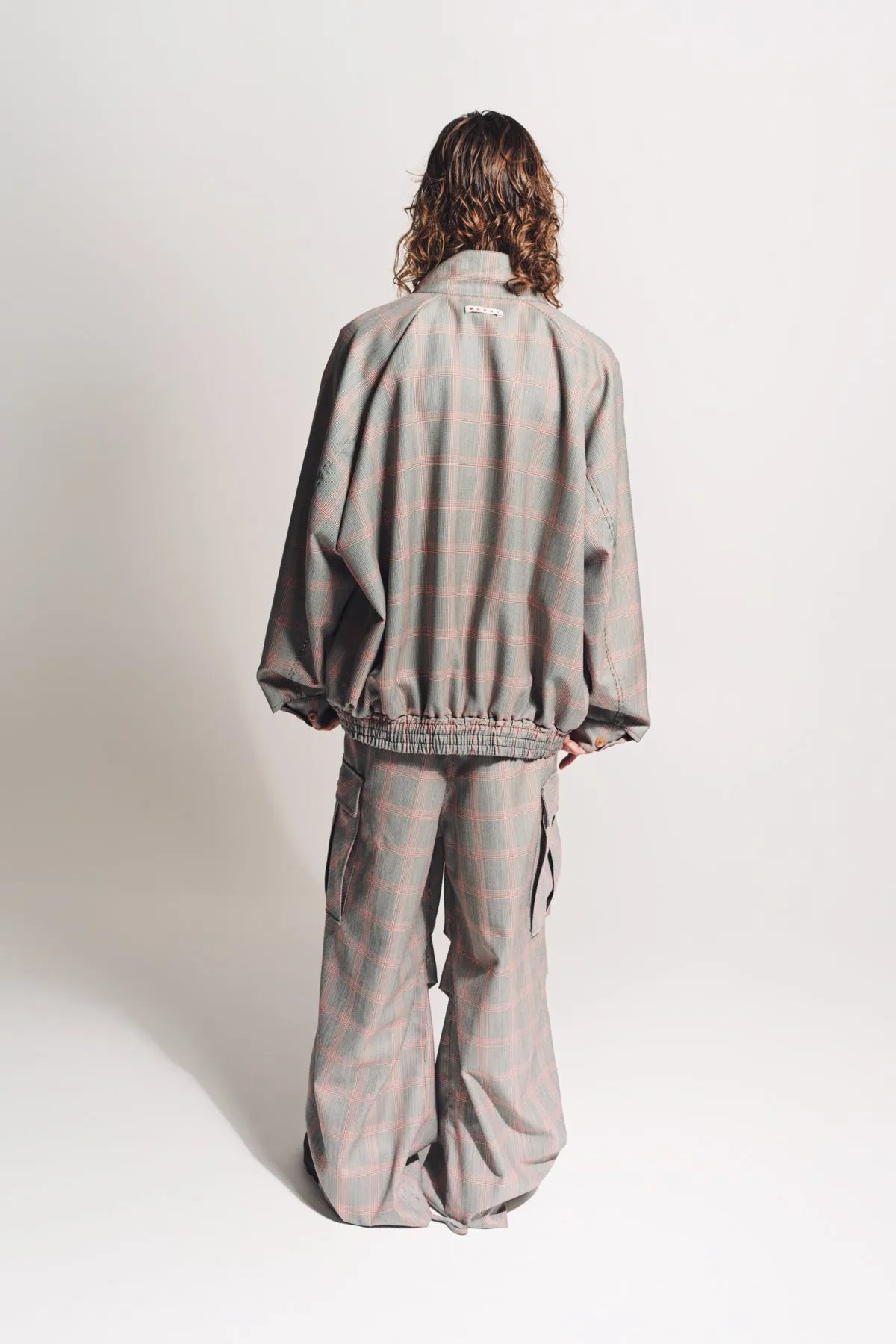 MARNI | CHECKED TECH WOOL BOMBER