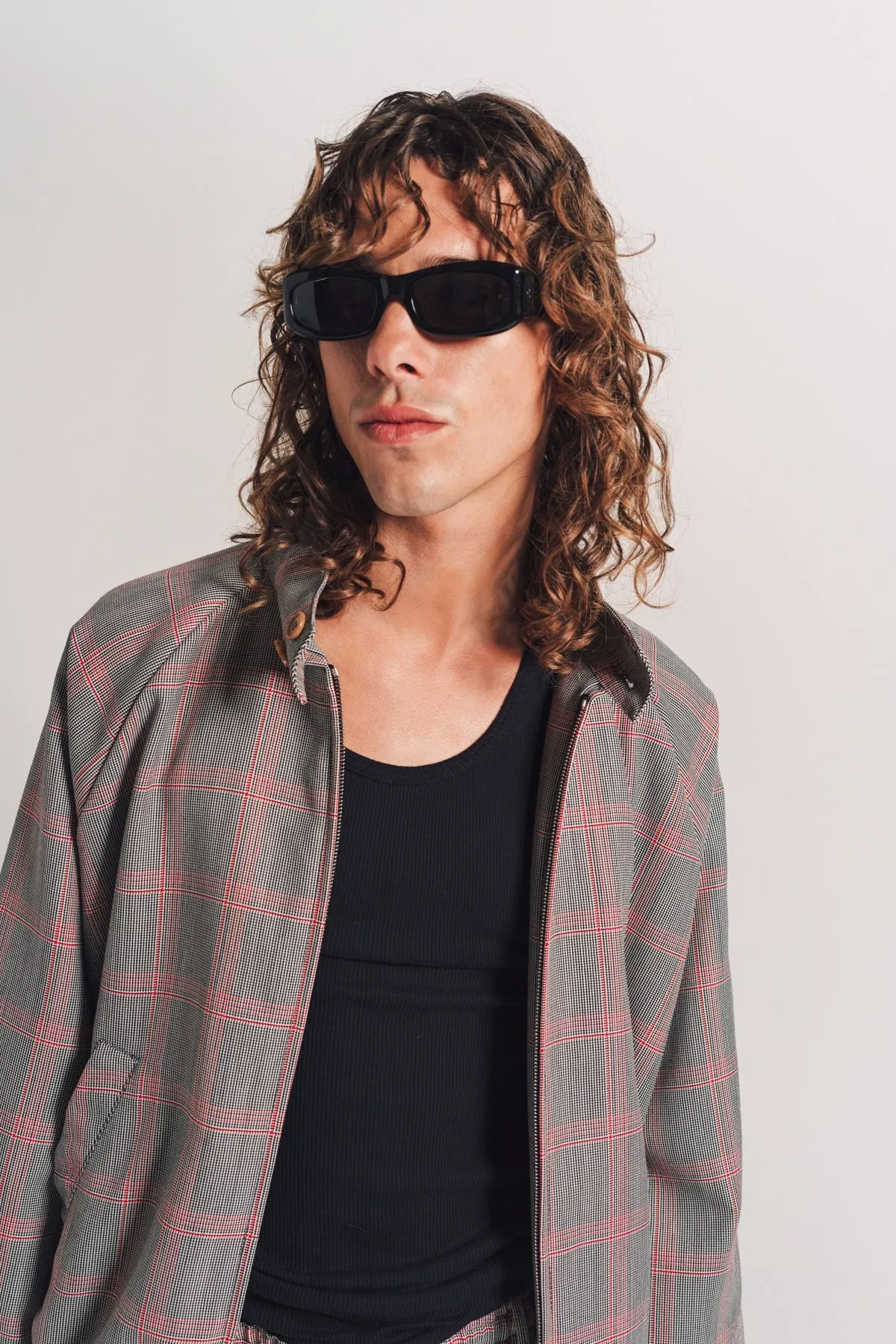 MARNI | CHECKED TECH WOOL BOMBER