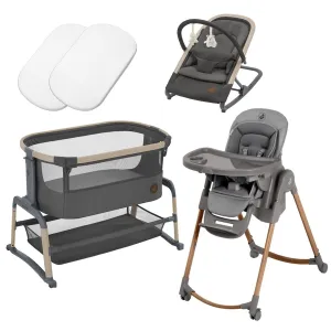 Maxi-Cosi Home Complete Bundle in Beyond Graphite